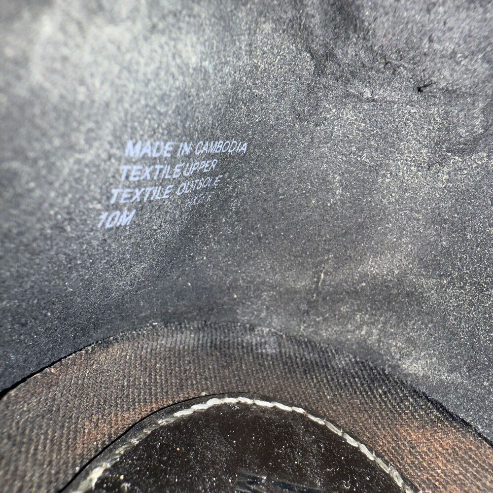 Michael Kors Womens Skyler Slip On Shoes Black Gold Fabric Knit Round Toe 10M - Picture 3 of 10